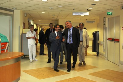 Un momento della site visit ministeriale